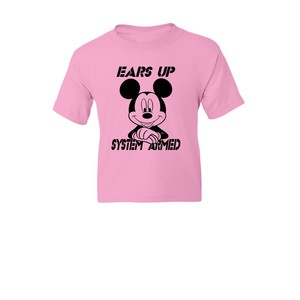 Mickey Mouse Kingdom Hearts Kid Girl Boy Youth Unisex Crew Neck Short T-Shirt