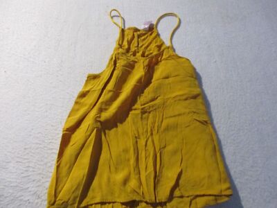 American Eagle Soft & Sexy Rib Yellow Tank Top sz XS