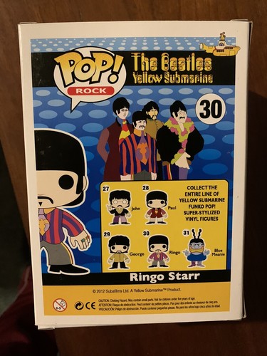 Nuovo Funko Pop George Harrison #29 & Ringo Starr #30 I Beatles a volta/in pensione - Foto 9 di 12