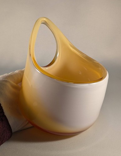 Mid Century Modern Art Glass Vessel Designed by Marcel - Picture 9 of 9
