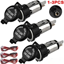 12V 10A 120W Car Boat Tractor Cigarette Lighter Power Plug Socket Outlet Plug