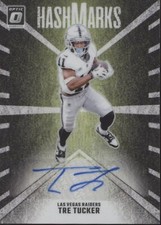 Tre Tucker 2024 Panini Donruss Optic Hashmarks Prizm Auto #HM-TTR