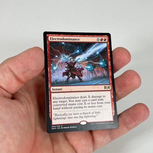Electrodominance 099/259 RNA Ravnica Allegiance Rare Magic MTG Karte LP - Bild 5 von 9