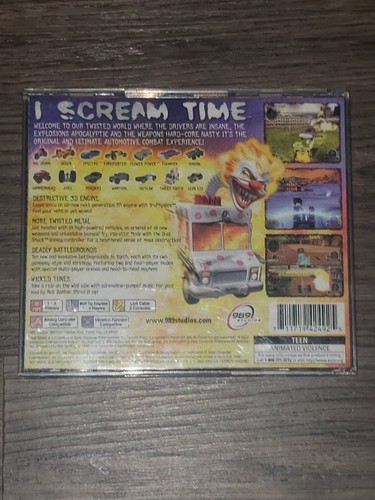 Twisted Metal 3 PS1 Complete In Box CIB With Manual Playstation TM3 TMIII - Picture 2 of 4