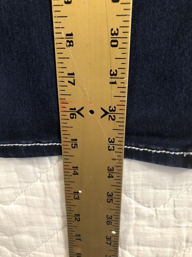 Cato Est 1946 Jeans Women's Size 16 Denim Dark Blue Classic High Rise Straight - Picture 13 of 14