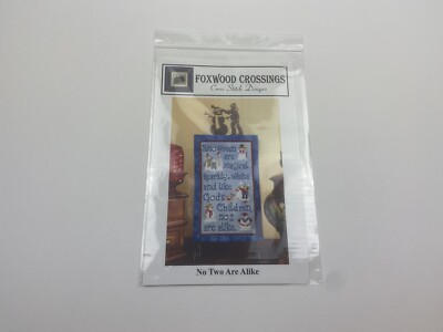Foxwood Crossing No Two Are Alike Counted Cross Stitch Pattern Snowman