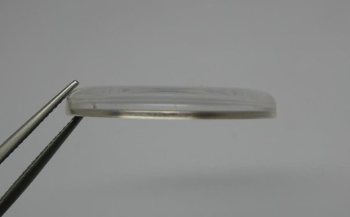Swiss NOS, 27,5mm Acrilico Orologio Cristallo Vetro, Anello di Tensione Bianco 4,20mm - Foto 2 di 3