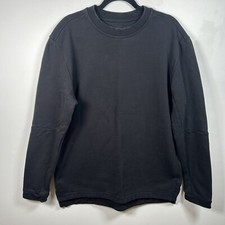 BYLT Core Crewneck Sweatshirt Black Pullover Stretch Men's Size Large Athleisure