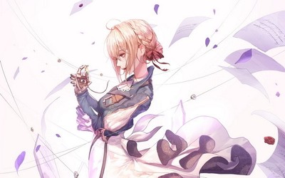 4282 Violet Evergarden Anime manga wall Poster Scroll