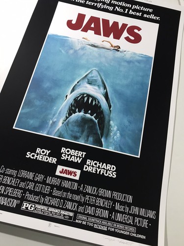 Jaws Roger Kastel Signed Mondo Print Movie Poster Shark Not One Sheet - Picture 12 of 12
