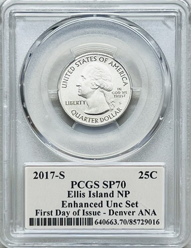 2017 S ENHANCED UNC 10 COIN DENVER ANA SET PCGS SP70 FDI THOMAS CLEVELAND - Picture 16 of 21