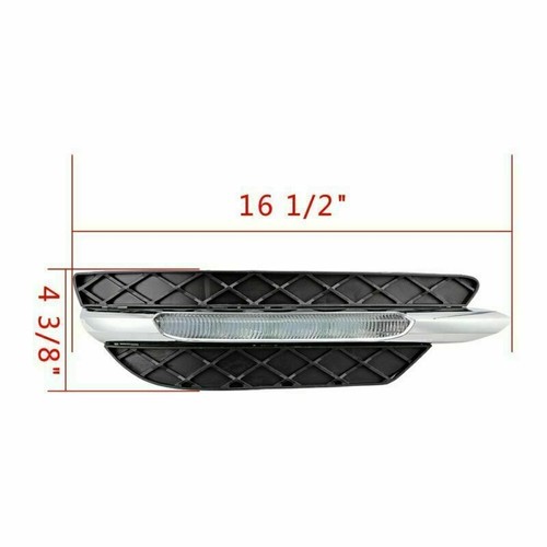 LED DRL Daytime Running Light Fog Lamp For Benz C-Class W204 C300 C250 2011-2013 - Picture 5 of 9