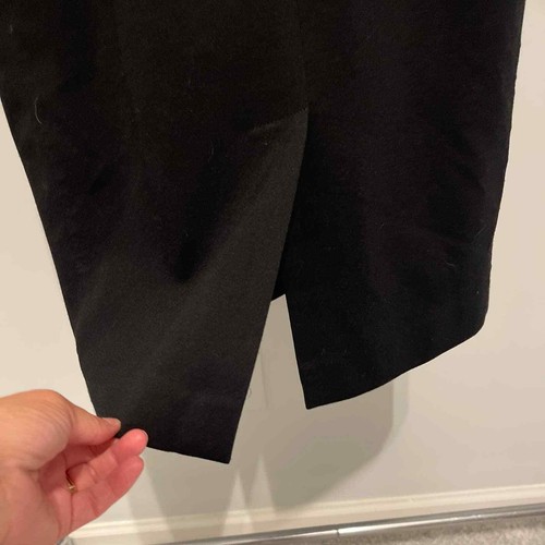 Donna Degnan schwarz Langarm Shiftkleid hinten Reißverschluss Größe 8 gebraucht - Bild 4 von 9