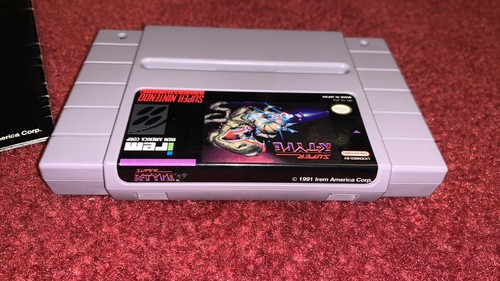 Super R-Type CIB COMPLETE IN BOX & TESTED SNES Super Nintendo VGC! READ PLEASE! - Picture 10 of 12