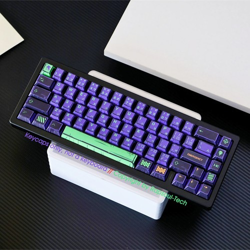 EVA01 Mecha-01 150 Keycaps Set Hand-drawn Manga Style for Mechanical Keyboards - Picture 7 of 10