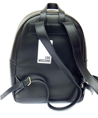 Love Moschino Heart-chain BackPack Black Brand NEW AUTHENTIC  display picture 2