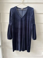 Madewell Velvet Dress Midnight Blue Navy XS Party Dress