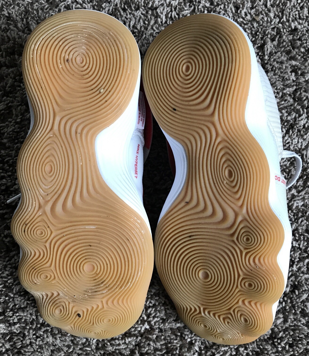 Nike React HyperSet University Red Gum Volleyball Sho… Gem