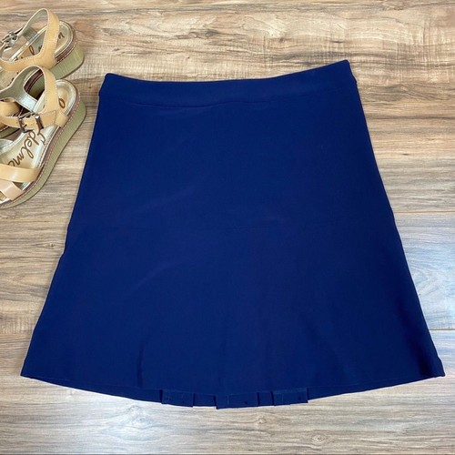 Boston Proper A Line Nylon Skirt Women's L Color Blue | eBay