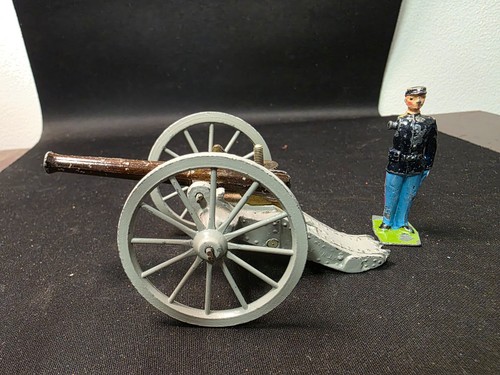 Vintage W. Britain Confederate Artillery No.2058 With Original Box Civil War - Picture 2 of 12