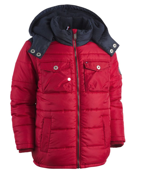 Tommy Hilfiger Little Boys' Alexander Puffer Jacket 5/6 LARGE