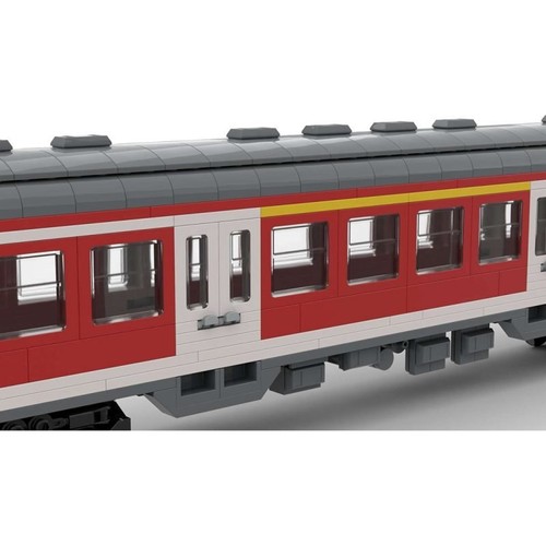 ZITIANYOUBUILD 6wide DB Regio Passenger Car 1st/2nd class 571 Pieces - Picture 3 of 5