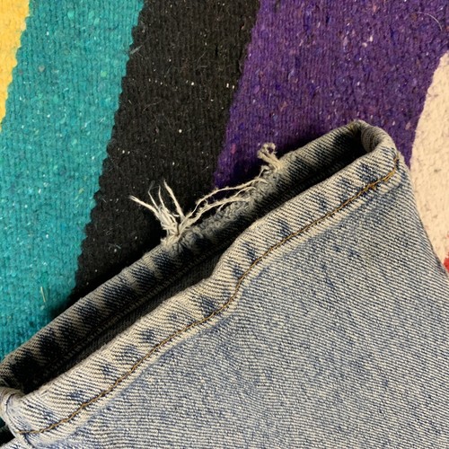 Vintage Levi’s 545 Loose Denim Jeans Size 34X29 Distressed Faded Made In USA - Picture 6 of 11