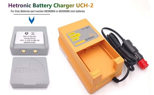 1pcs 10-30V DC UCH-2 Battery Charger+2pcs 3.6V Hetronic 68300900 Battery - Picture 2 of 9