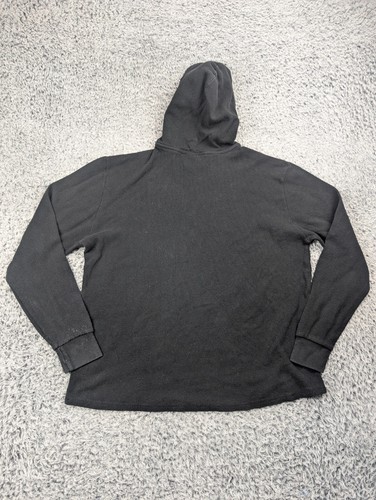 Enyce Shirt Mens Extra Large Black Sweatshirt Thermal Hoodie Pullover Chore - Picture 6 of 7