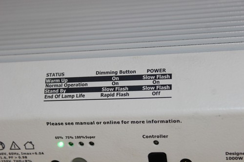Hydrofarm Phantom Commercial DE Open Lighting System (PHB4015, PHRW010) White - Picture 18 of 23
