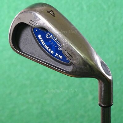 Left-Handed Callaway Steelhead X-16 7 Iron Regular Steel Shaft Callaway Grip Left-Handed Callaway Steelhead X-16 7 Iron Regular Steel Shaft Callaway Grip