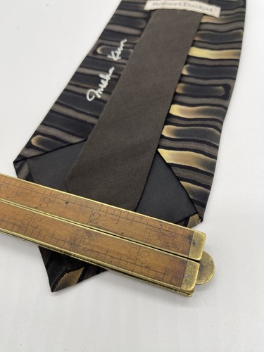 ROBERT DASKAL HANDPAINTED ART DESIGNER SUIT QUALITY NECKTIE TIE FREE SHIPPING - Picture 4 of 5