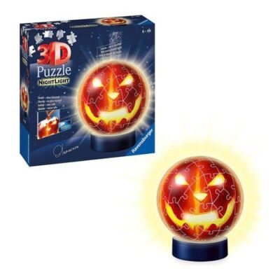 Ravensburger 74 Piece Bright Hallowen Pumpkin 3D Puzzle 11253 