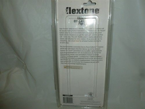 Vintage Packaged Flextone Buck Collector Plus Deer Call w/ Lanyard Lot 3-869 - Picture 4 of 11
