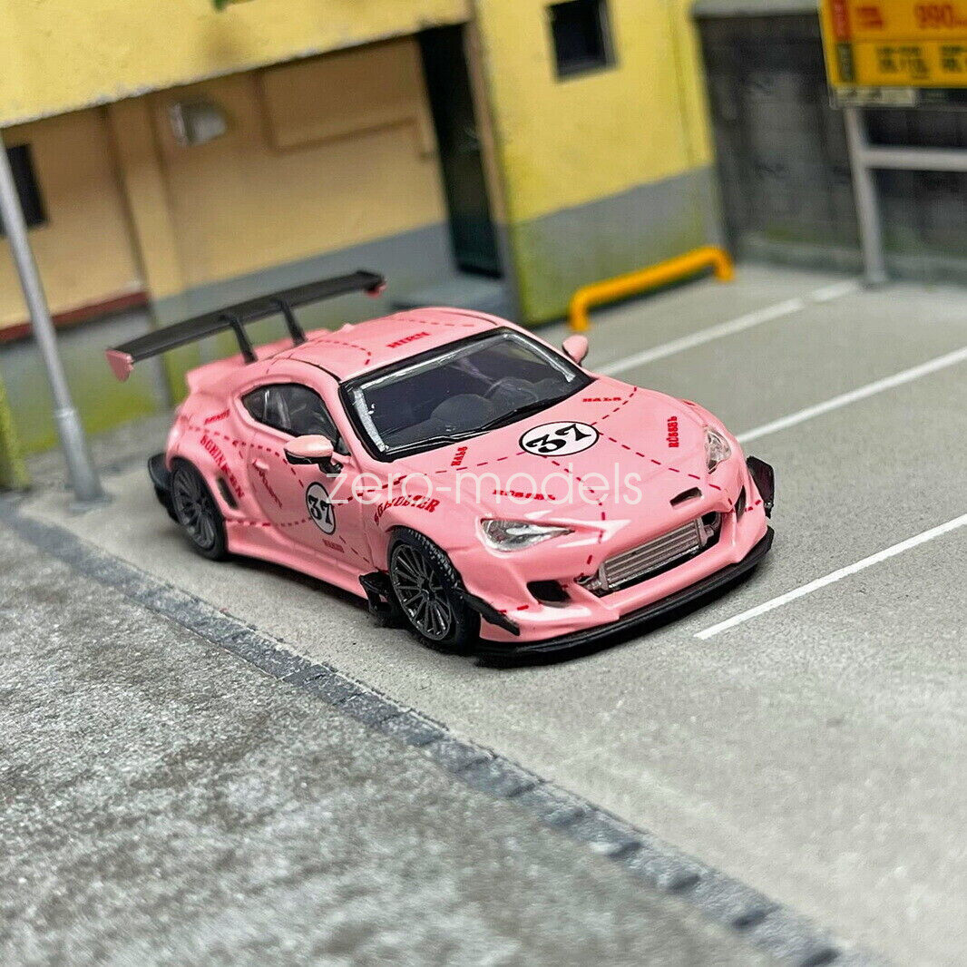 LM 1/64 Scale Toyota GT86 Pink Diecast Car Model Toy Collection