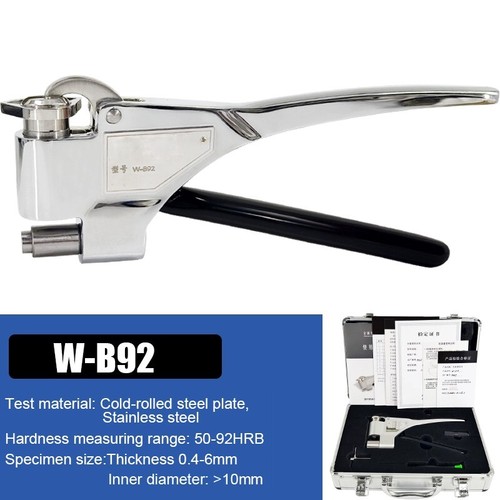 W-B92 W-B75 Webster Hardness Tester for Cold-rolled Steel Brass Aluminum Alloy - Picture 10 of 10