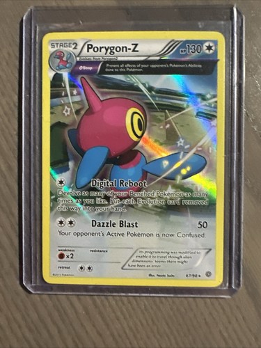 Porygon-Z 67/98 HOLO RARO - Tarjeta Pokémon XY Orígenes Antiguos - Imagen 10 de 11