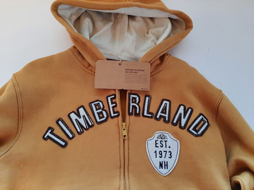 Vintage 2008 Timberland Sherpa Lined Full Zip Hoodie Youth Boys Small (8-10) - Picture 2 of 10
