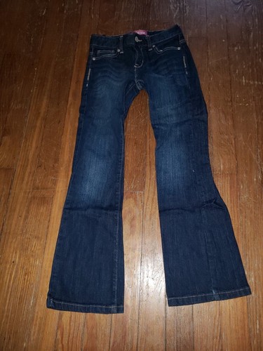 B0106 OLD NAVY BOYS\MENS BOOT-CUT BLUE JEANS PANTS COTTON SIZE 8 - Picture 1 of 7