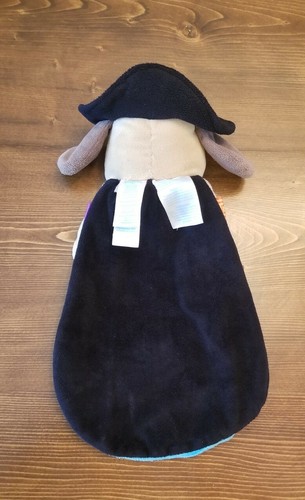 Taggies Pirate Puppy Dog Plush 12" Stuffed Toy Lovey Security Blanket - Picture 2 of 2