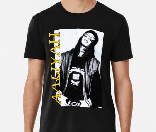 Aaliyah T shirt, new hot hot black T 