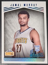 Jamal Murray 2016-17 Studio STUDIO EDITION SE GLOSSY PARALLEL Rookie Card no.186. rookie card picture