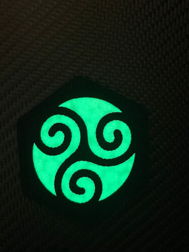 Viking Norse Sigil Rune Reflective GITD Glow Tactical Duty Patch Hook Loop - Picture 13 of 48