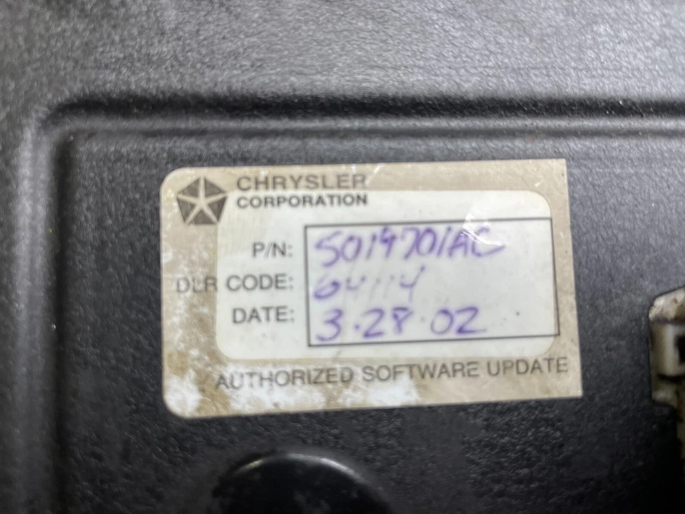 1999 2000 2001 年吉普大切诺基变速器控制单元 TCU TCM n7012 DG — 第 3/3 张图片