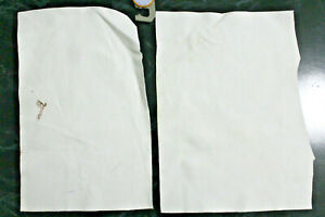 White Leather Scraps Leather offcuts Remnants Sheets Goatskin Sheep 