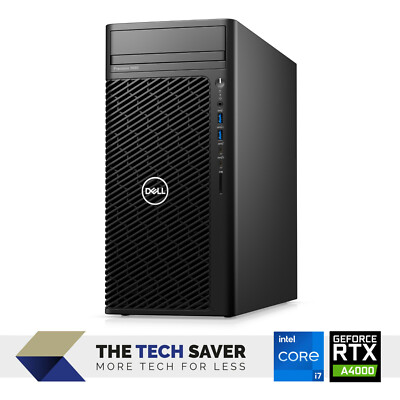 Dell Precision 3660 Tower PC, i7-12700K, 32GB RAM, 1TB SSD, Nvidia RTX A4000