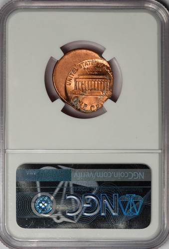 2000 NGC MS65RD Off Center Indent Wide AM Lincoln Cent Mint Error Type 2 Proof R - Picture 4 of 4