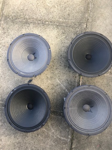 Fender 10 inch horseshoe magnet bassman/ guitar speakers set of four - Picture 2 of 2