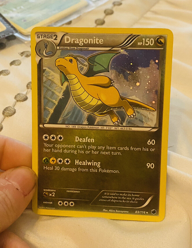 Dragonite 83/116 Alternate HOLO Rare Pokemon promo cosmos Card TCG
