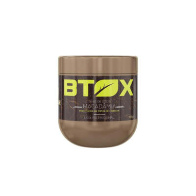 Btx Btox Coconut Oil Macadamia Organic Hair Mask Straightening 500g - Naturale